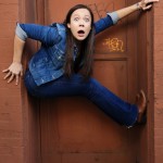 At Out by 10, Leslie Goshko will climb the walls to make you laugh.